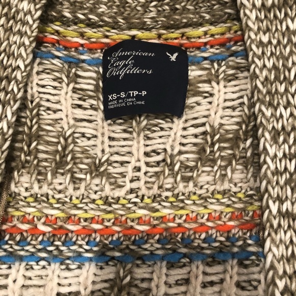 Multi-color Printed Oversized Cardigan - Picture 3 of 3